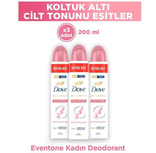 Eventone Kadın Sprey Deodorant 200 ml x 3 Adet