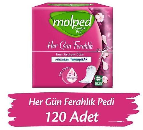 İnce Günlük Ped Parfümsüz (120 Adet)