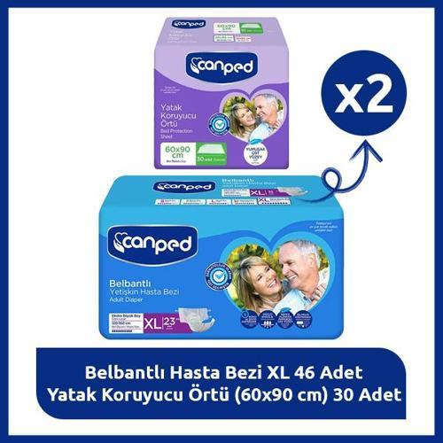 XL Bakım Paketi -23 Hasta Bezi + 30 Yatak Koruyucu