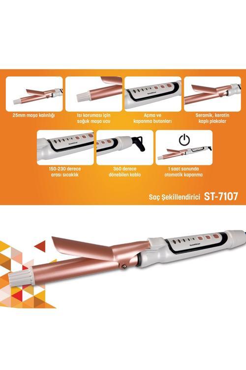 ST-7107 25 mm Saç Şekillendirici Maşa
