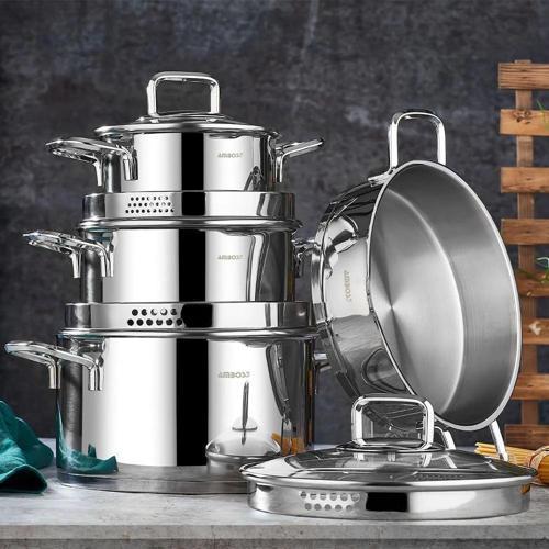Diamond Strainer 8 Parça Set Cam Kapak