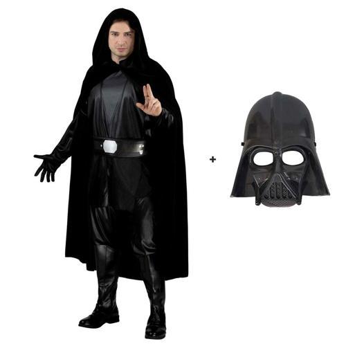 Büro Ev Ofis Etkinlik Gösteri Kostümü için 2PARÇA Star Wars Skywalker Pelerin Maske Seti