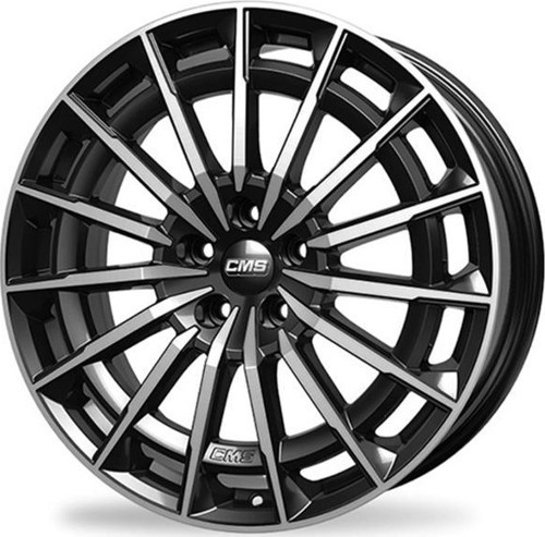 -1566-01 8.0x19" -5x112 ET45 57.1 DİAMOND BLACK GLOSS Jant (4 Adet)