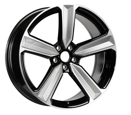 -S1015-01 8x18" -5x112 ET35 66.45 Deep Black Silver Diamond Jant (4 Adet)