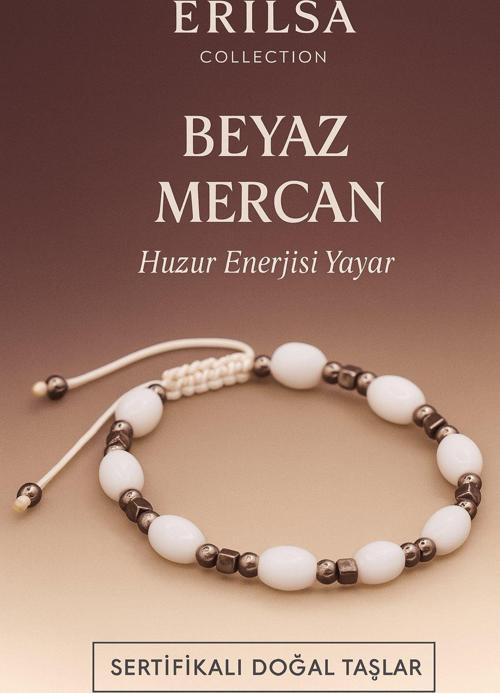 Sertifikalı Beyaz Mercan Taşı Bileklik – Saflık ve Huzur Enerjisi Yayan Doğal Taş
