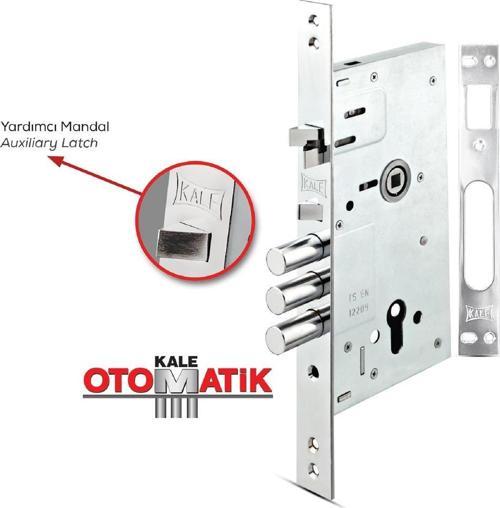 Kale 252/RAV SM Otomatik kilitlemeli monoblok çelik kapı kilidi mandallı sistem barelli
