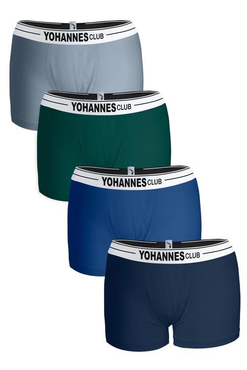 , Erkek Çocuk, Pamuklu Boxer, 4'lü Paket,
