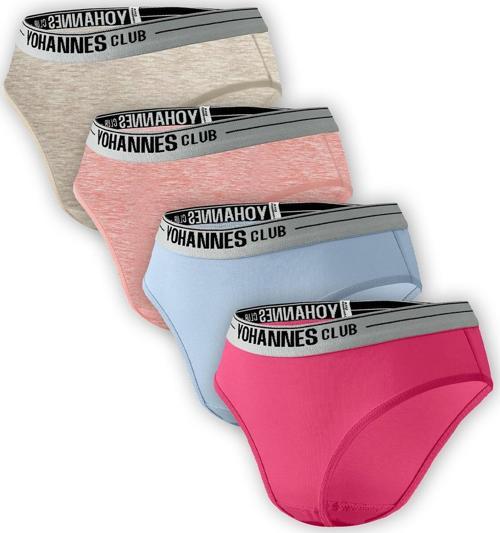 , Kız Çocuk, Pamuklu Slip Külot, 4'lü Paket,