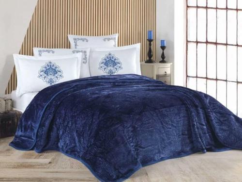 BLANK SET AGOSSA DAMASK BATTANİYE SETİ BLUE