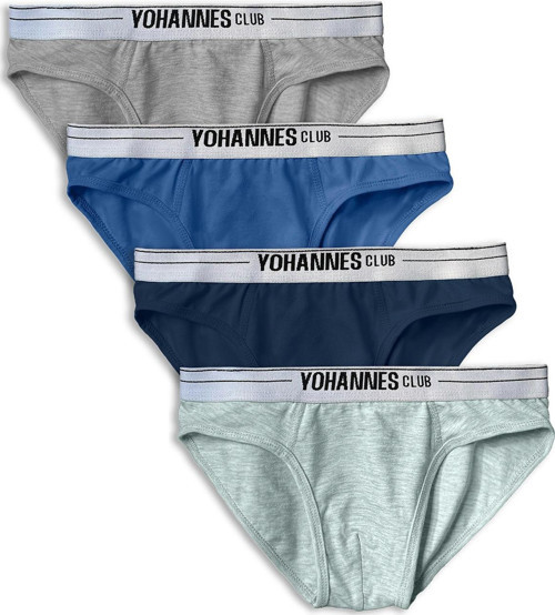 , Erkek Çocuk, Pamuklu Slip Külot, 4'lü Paket,