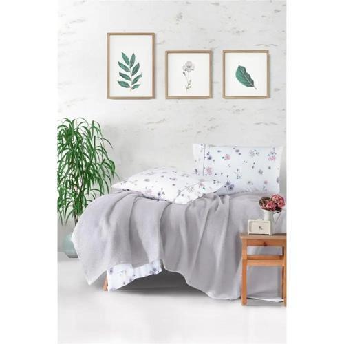 ÇİFT KİŞİLİK BUTİK TEK PİKE METALİ BEJ V05
