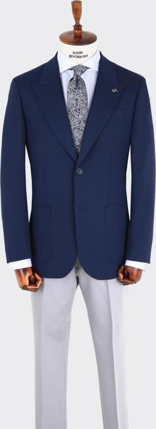 Erkek Kırlangıç Yaka Ceket-KAX5165W