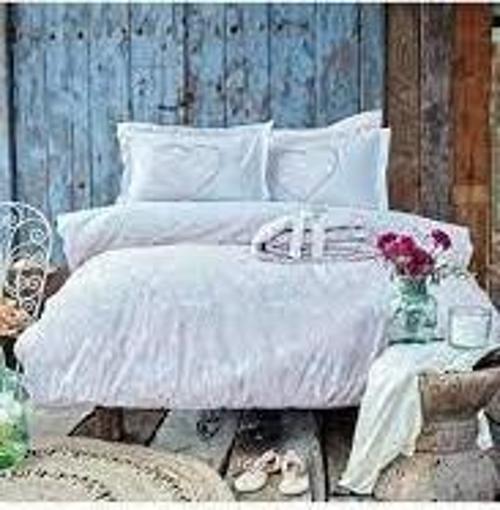 RANFORCE ÇİFT KİŞİLİK NEVRESİM TAKIMI ANNETTE PUDRA