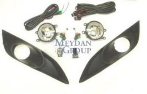 2007-2010 Toyota Auris Sis Lambası Sağ-Sol Set (Role-Düğme-Tesisat-Çerçeve İle Birlikte)(Esuse) (Ade