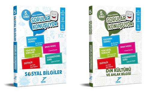 Pruva Akademi 2025 5. Sınıf Sosyal + Din Kültürü Sorular Konuşuyor Seti 2 Kitap Güncel Müfredat