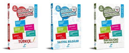 Pruva Akademi 2025 5. Sınıf Türkçe + Sosyal Bilgiler + Din Kültürü Sorular Konuşuyor Seti 3 Kitap Güncel Müfredat
