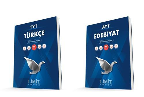 Limit Kurumsal Tyt Türkçe + Ayt Edebiyat Konu Anlatım Föyleri Seti 2 Kitap