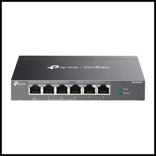 Ds106gpp, 6 Port Gigabit, 3 Port Gigabit Poe+, 64w, 1 Port Gigabit Poe++, Yönetilemez, Metal K