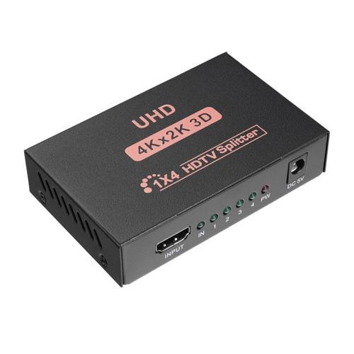 Hy-lu4, 4xhdmı, 2k-4k, Monitör Çoklayıcı, (1pc-4monitör)