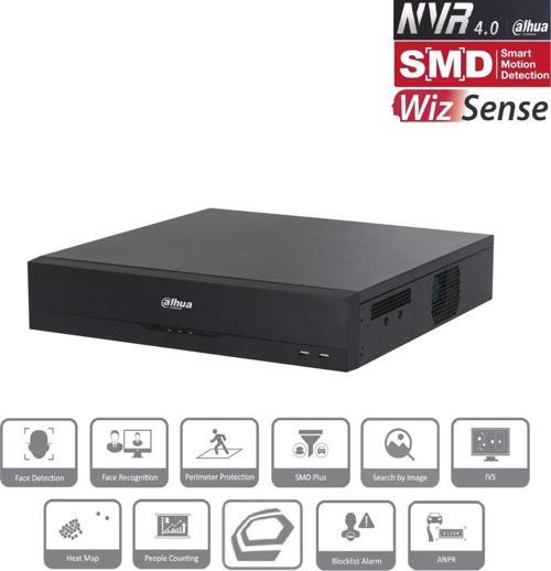 Nvr5832-eı, 32kanal, 32mpix, H265+, 8 Hdd Desteği, 1080p Kayıt, 384mbps Bant Genişliği, 2 Por