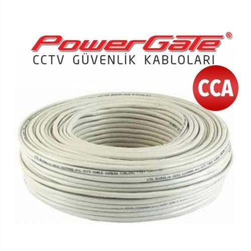 Cell 100mt, 2+1 (2x0,22+0,25) Cca %40 Bakır Alışımlı, Cctv Güvenlik Kablosu