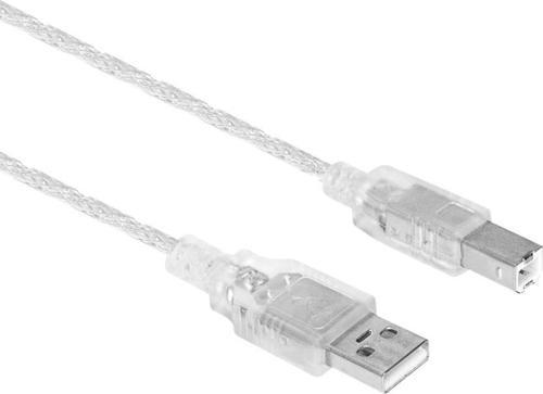 Oem Usb250, Şeffaf, Usb Yazıcı Kablosu, 5 Metre