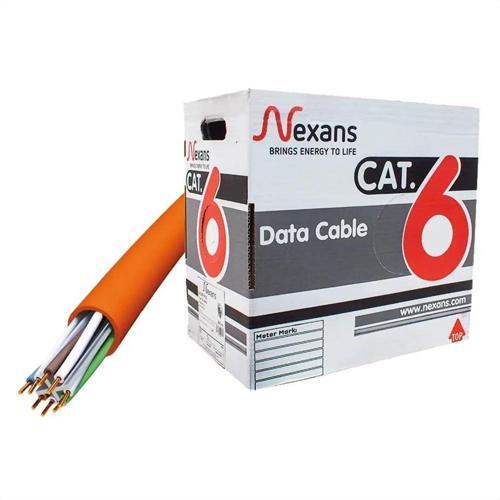 Nex1611tfa, Turuncu, Cat6, 305m, 23awg (0,58mm), Utp, %100 Bakır, Lszh Halogen Free, Kablo