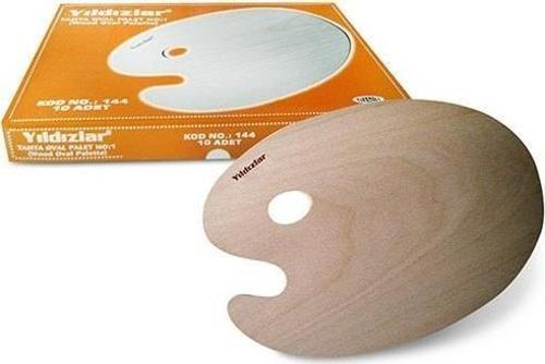 Kod:144 Tahta Oval Palet No:1