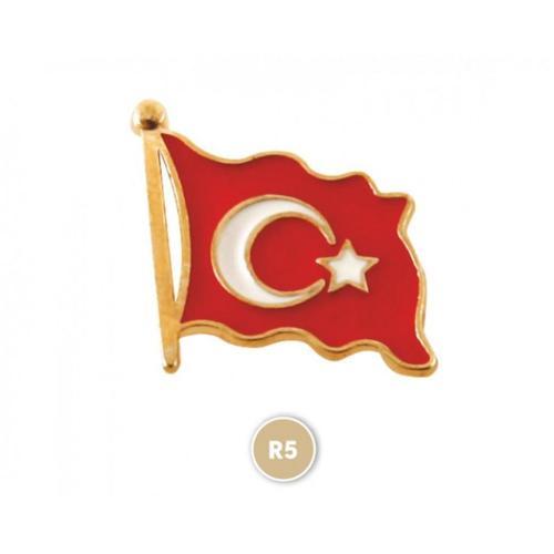 Rozet Türk Bayrağı Vt602 30 Lu (1 Paket 30 Adet)