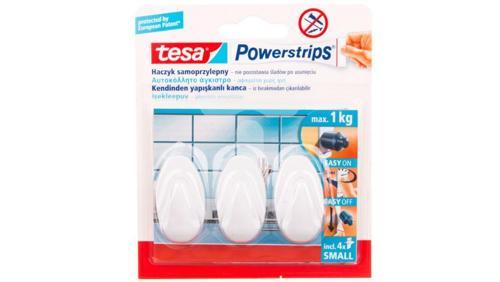 İz Bırakmadan Sökülebilir Askı Küçük Oval Beyaz, Powerstrips 3 Lü 57533-00100-02