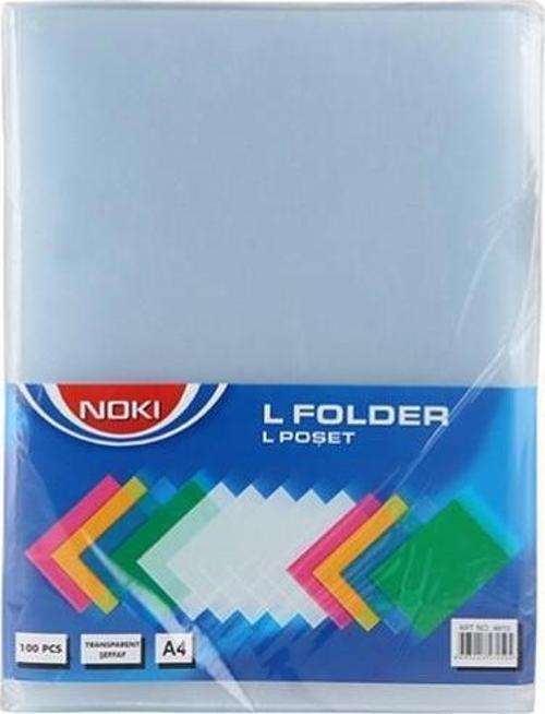 A-4 Poşet Dosya L Tipi 110 Micron 100 Lü 4810-110 (1 Paket 100 Adet)