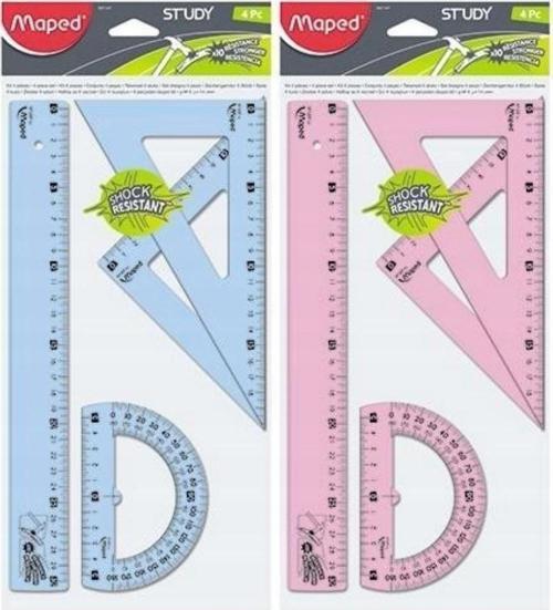 Study Kırılmaz 30 Cm Çizim Seti 4 Lü 3154149817016