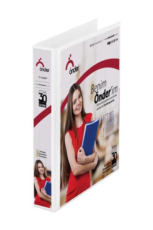 Sunum Klasörü 2 Halkalı 70 Mm A4 Beyaz 2007-5