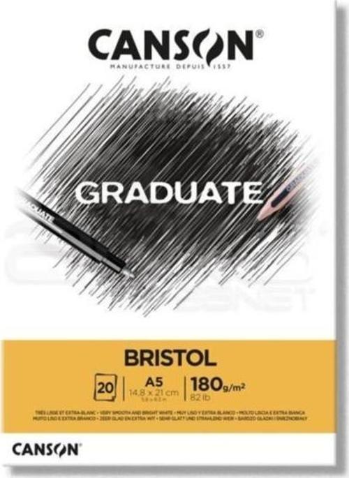 A5 Çizim Bloğu (Çizim Defteri) Graduate Cangrad Bristol 20 Yaprak 180 Gram 400110382