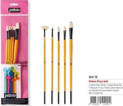 Yağlı Boya Fırça Seti 5 Li No:2.6.8.12