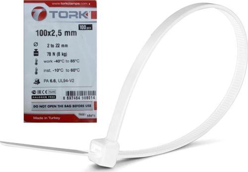 Kablo Bağı Beyaz 100X25Mm (100 Lü Paket)