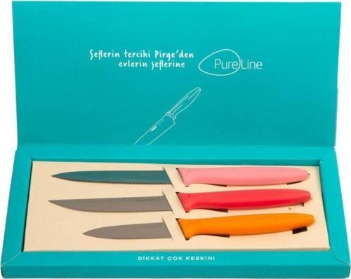 PureLine Mutfak Bıçak Seti Karışık Renk