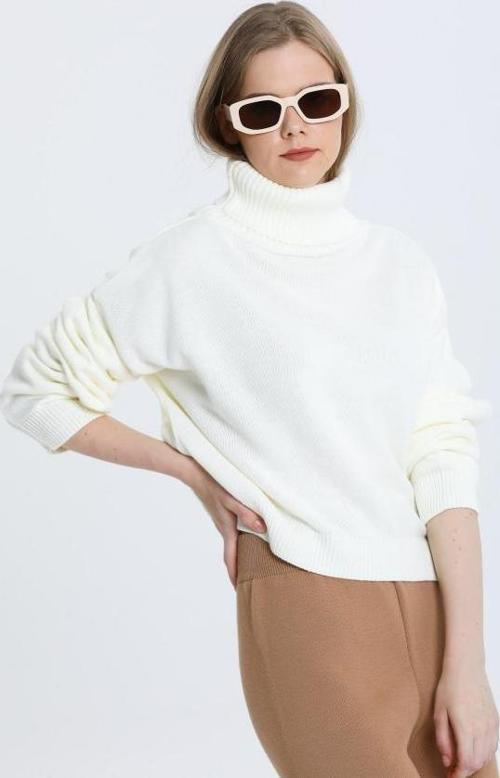 Kadın Tam Balıkçı Yaka Triko Bluz 2677