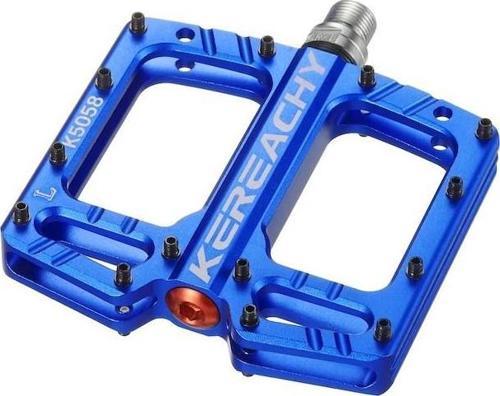 Kereachy 3 Rulmanlı Ultralight Alüminyum Alaşımlı Mtb Bmx Geniş Platform Bisiklet Pedalı Mavi