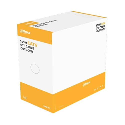 Dh-pfm920-6un 305 Metre Outdoor Dış Mekan Utp 23awg Cat6 Oksijensiz Bakır % 99,97 Saflık Cat6