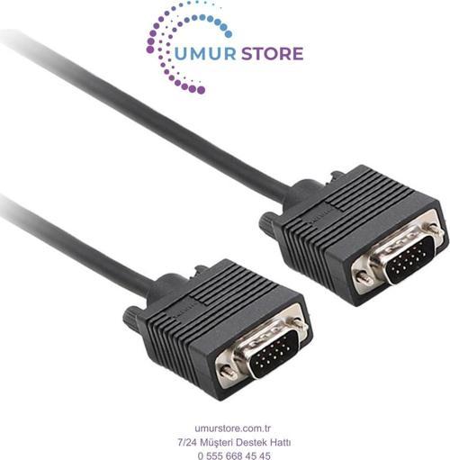Philips Swv6139h/93 Siyah 3+6 Erkek-Erkek 15 Pin 10 Metre Vga Kablo