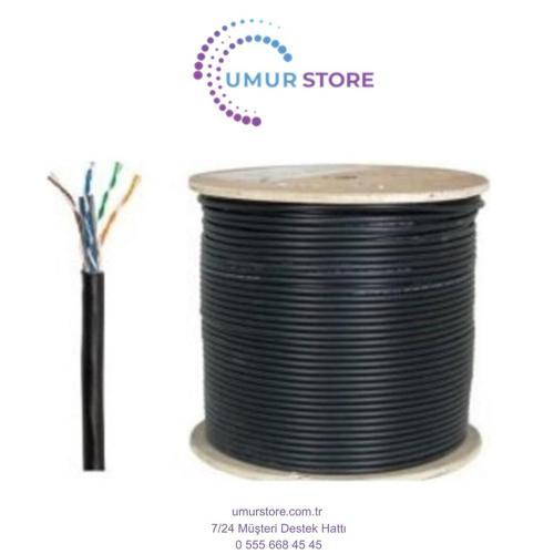 100 Metre Cat6 Dış Ortam Internet Kablosu Modem Pc Arası Bilgisayar 100M