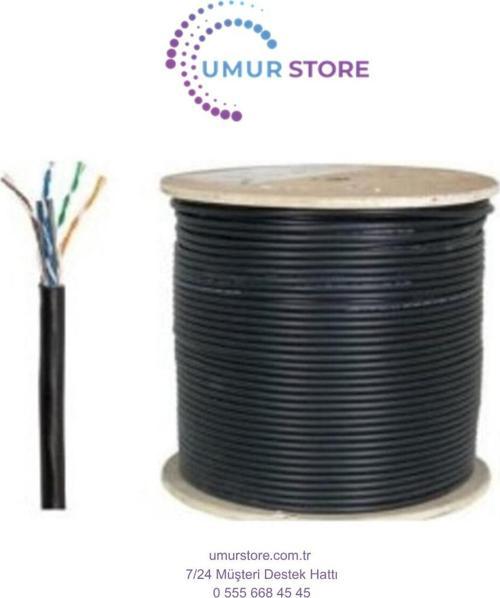 100 Metre Cat6 Dış Ortam Internet Kablosu Modem Pc Arası Bilgisayar 100M