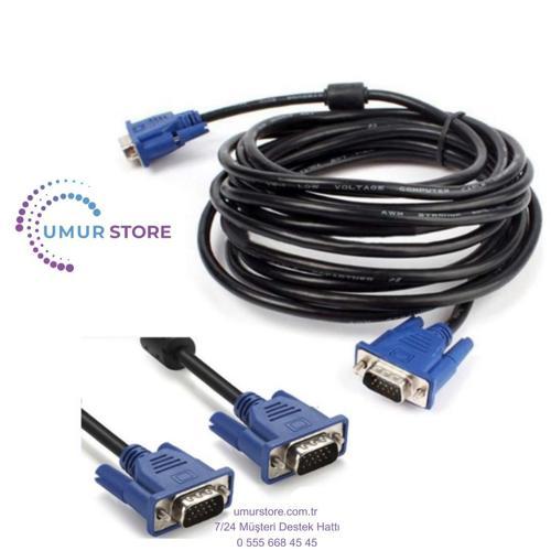 15 Metre VGA Kablo 15 Metre 15 Pin Erkek Erkek Kablo