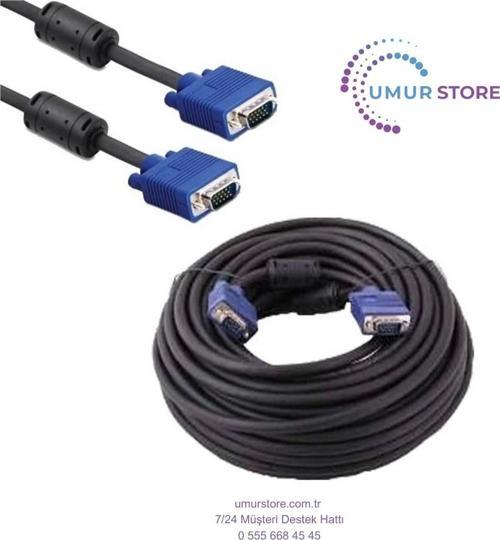 15 Pin Erkek/erkek 40 Metre VGA Kablo