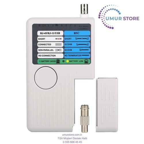 Çok Fonksiyonlu Ağ Kablosu Test Cihazı Cat5 Cat6 Telefon Test Cihazı
