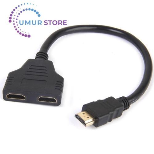 1 To 2 Port Çoklayıcı Hdmi Kablo Splitter