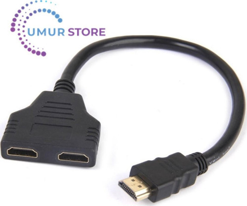 1 To 2 Port Çoklayıcı Hdmi Kablo Splitter