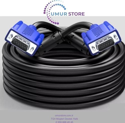 60 Metre VGA Kablo 60 Metre 15 Pin Erkek Erkek Kablo