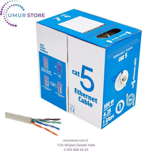 Cat5 24 Awg Utp 100 Metre Kablo